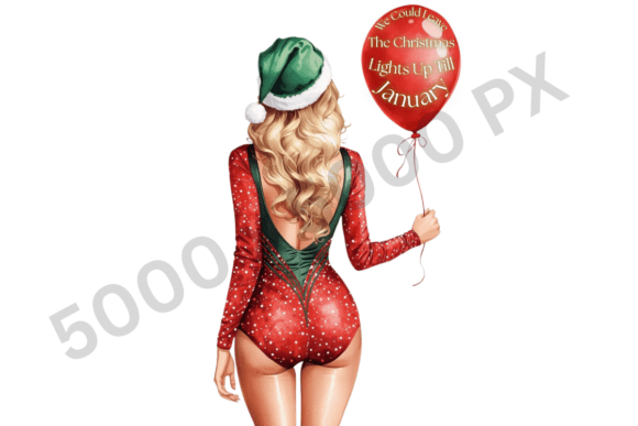 Christmas Balloon Clipart: A Festive Graphic Design Asset for Local Businesses