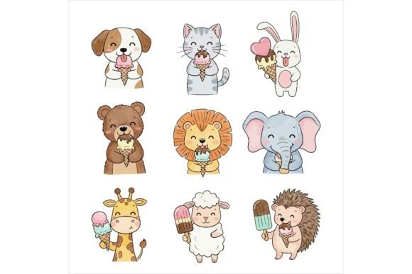 Cute Animals Enjoying Ice Cream Treats Review