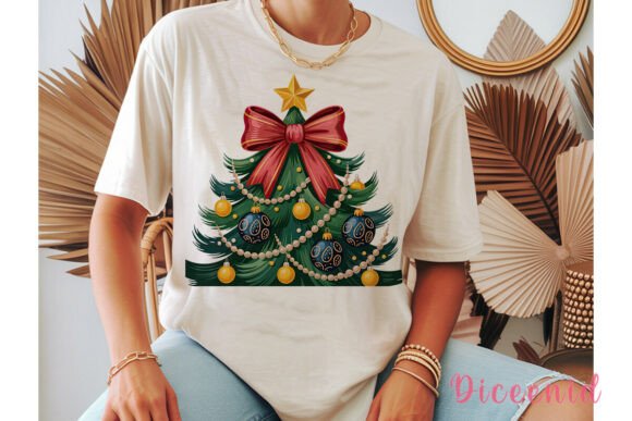 Festive Paisley Christmas Tree PNG: A Stylish Graphic Design Asset for Seasonal Crafting