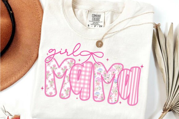 Girl Mama Mother Day Sublimation Illustrations for Branding and Marketing