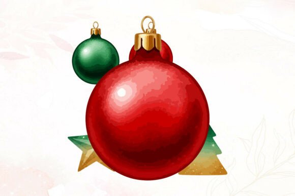 Minimal Christmas Ornaments Illustrations for Real Crafting Projects