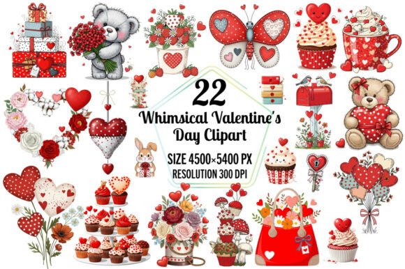 Whimsical Valentine’s Day Illustrations for Local Business Branding