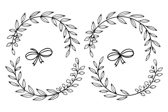 Wreath Christmas Line Art SVG Bundle: A Visual Powerhouse for Content Creators